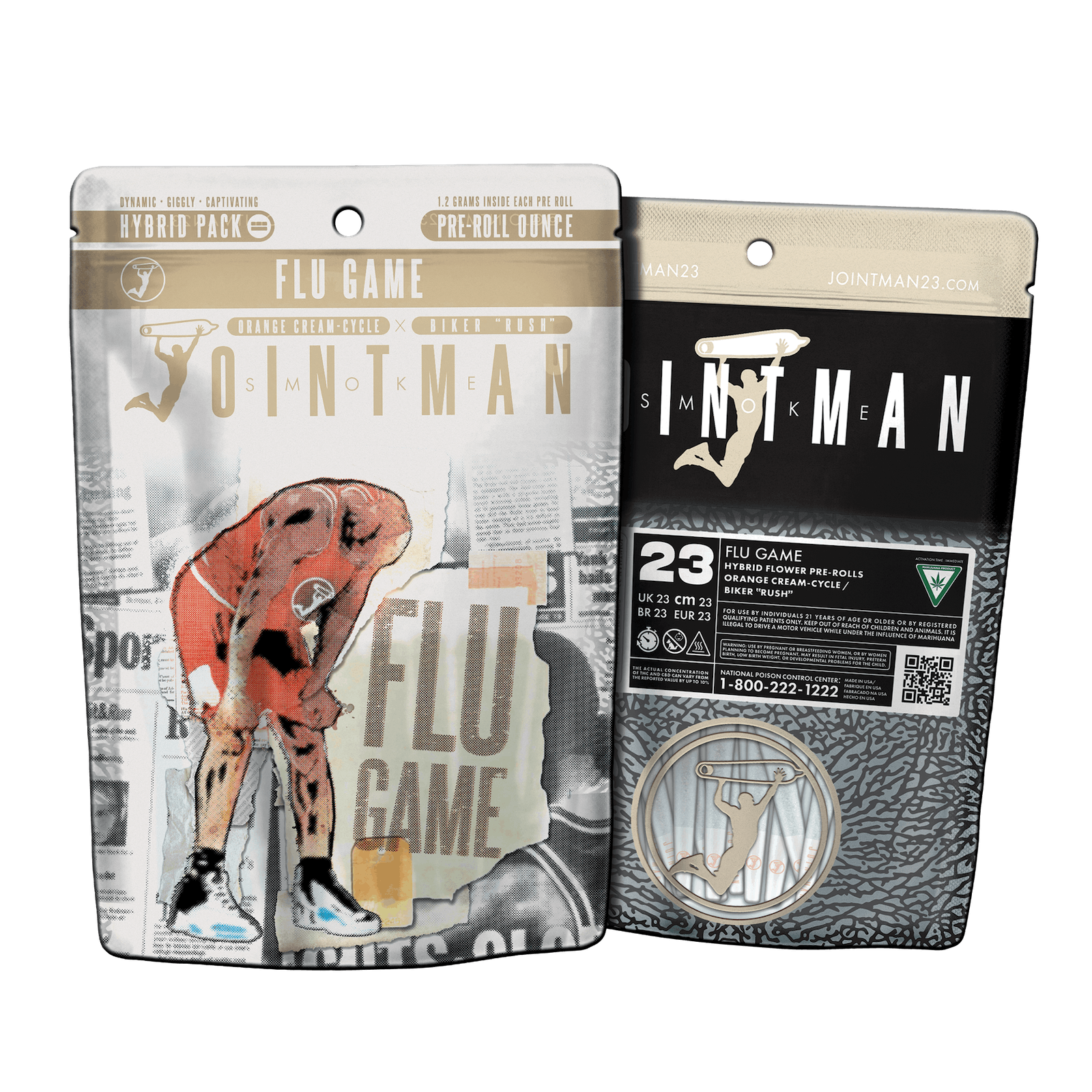 Jointman - 23-Pack 1.2g Prerolls - Flu Game