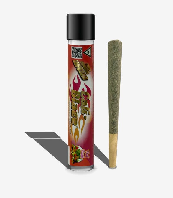 Product: Cali-Blaze | Fruit Punch | Live Resin & Liquid Diamond Infused Preroll - 1.2g