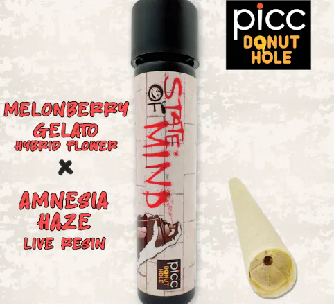 State of Mind - Melon Berry Gelato x Amnesia Infused Pre-Roll at