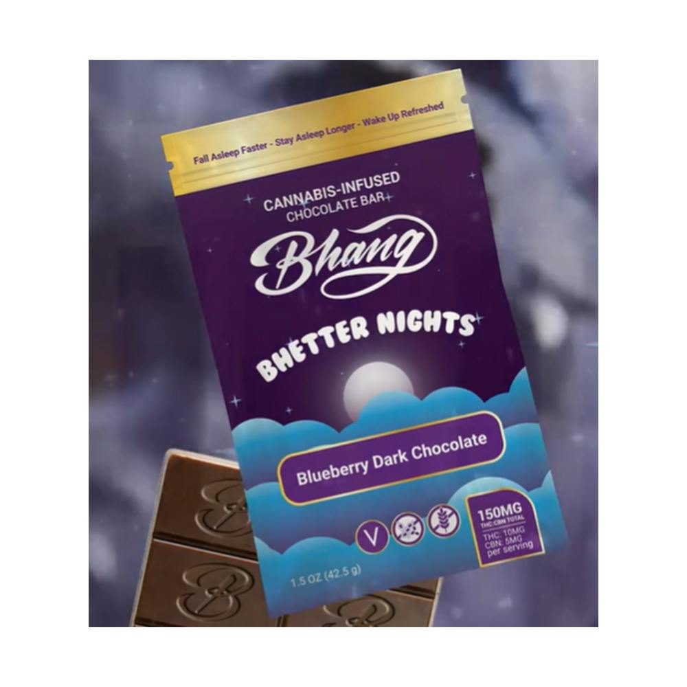 Bhang | 100mg THC 50mg CBN Bar | Bhetter Nights Blueberry