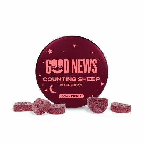 Counting Sheep Black Cherry 1:2 CBN/THC Gummies