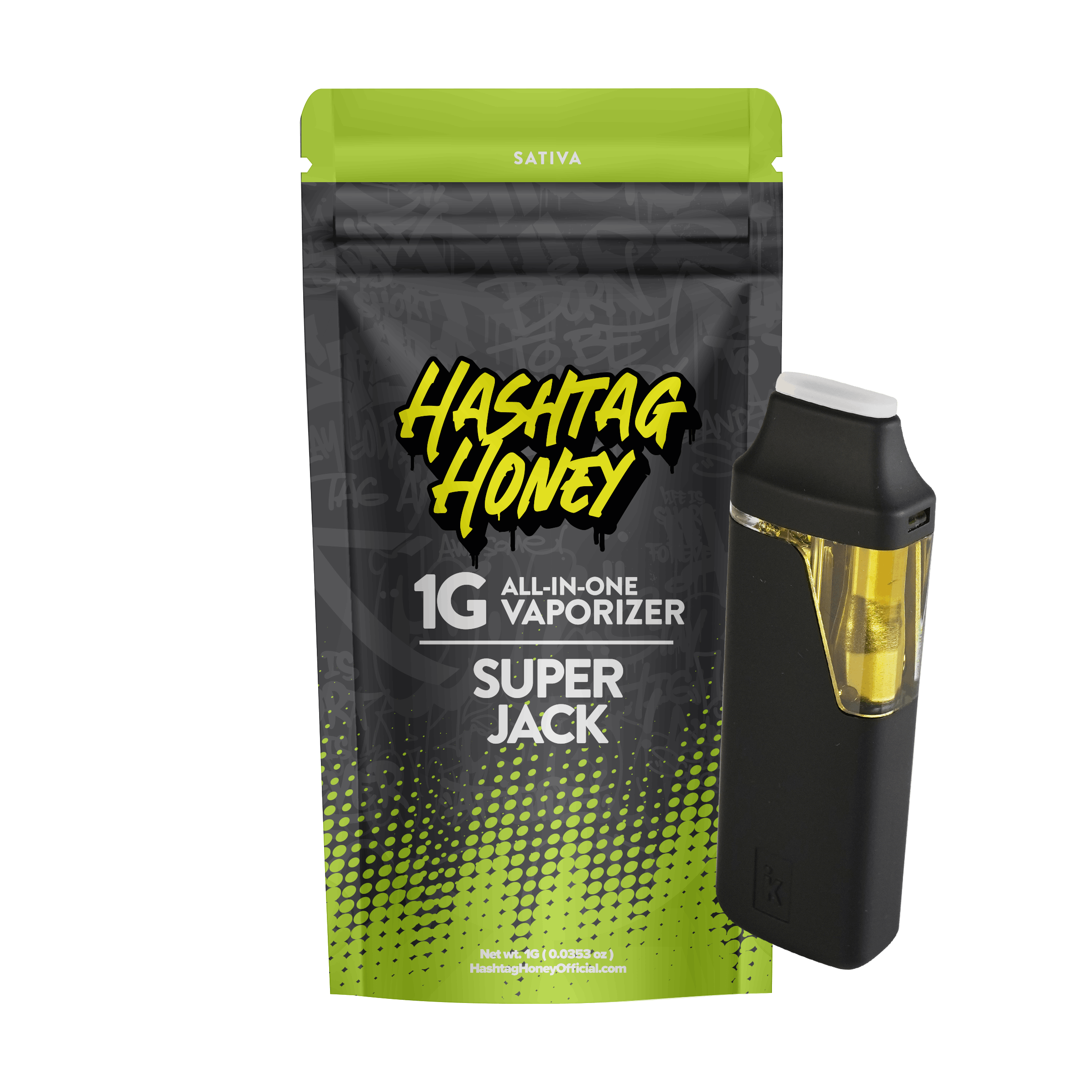 Hashtag Honey | 1g AIO Vape | Super Jack