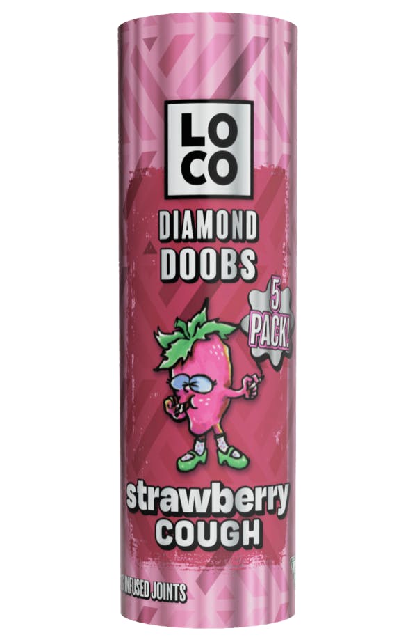 Product: LOCO | Infused Pre-Roll 5-Pack - Strawberry Cough - 5g