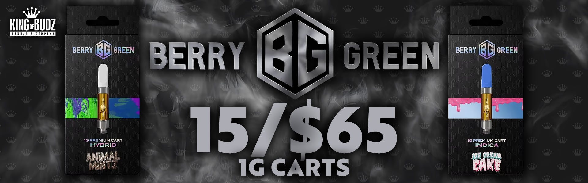 Berry Green Carts 15/$65