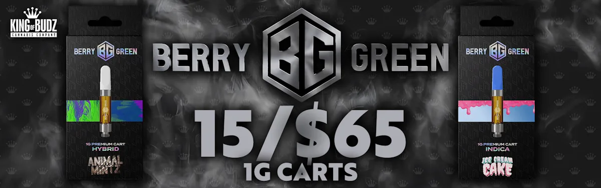 Berry Green Carts 15/$65