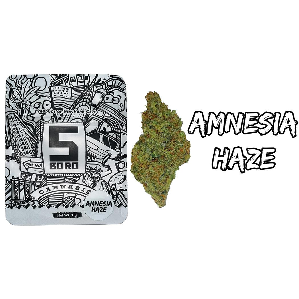 5Boro | Amnesia Haze | 3.5g Flower