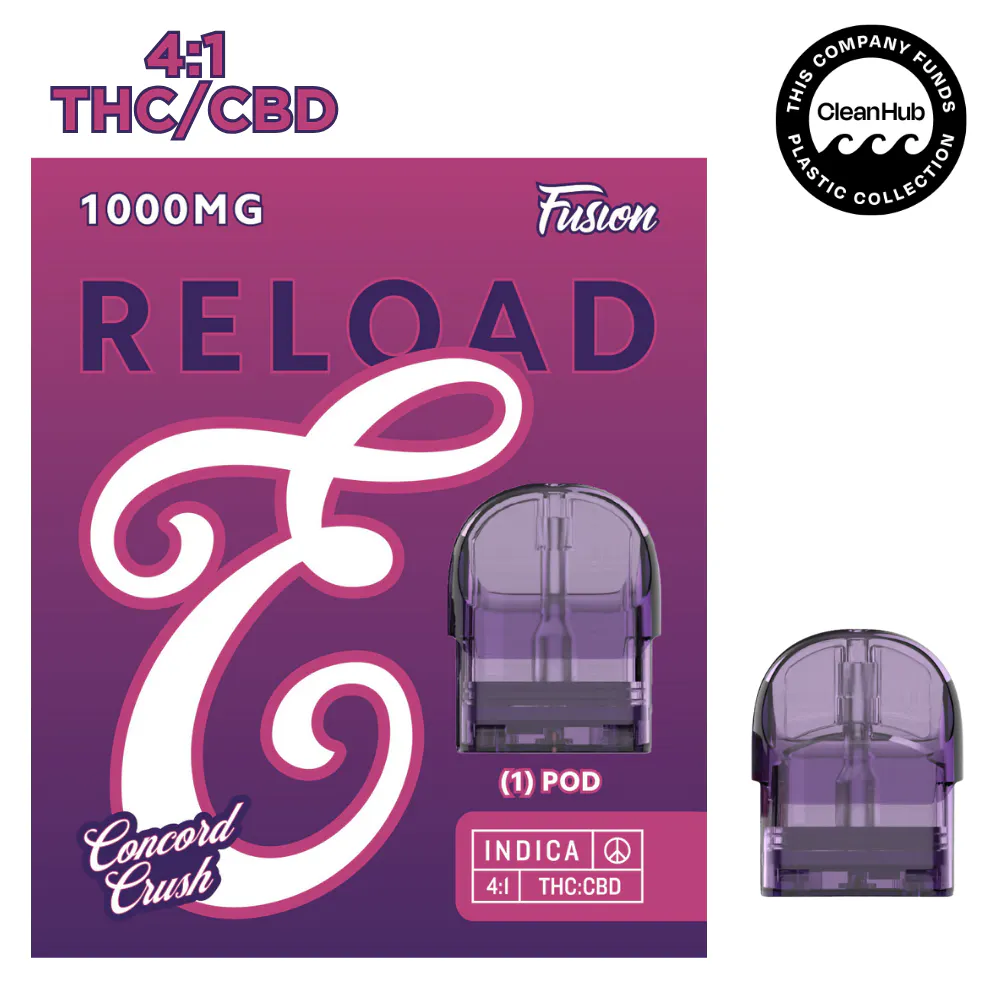 Product RELOAD - 1g FUSION - Concord Crush (4:1 THC/CBD)