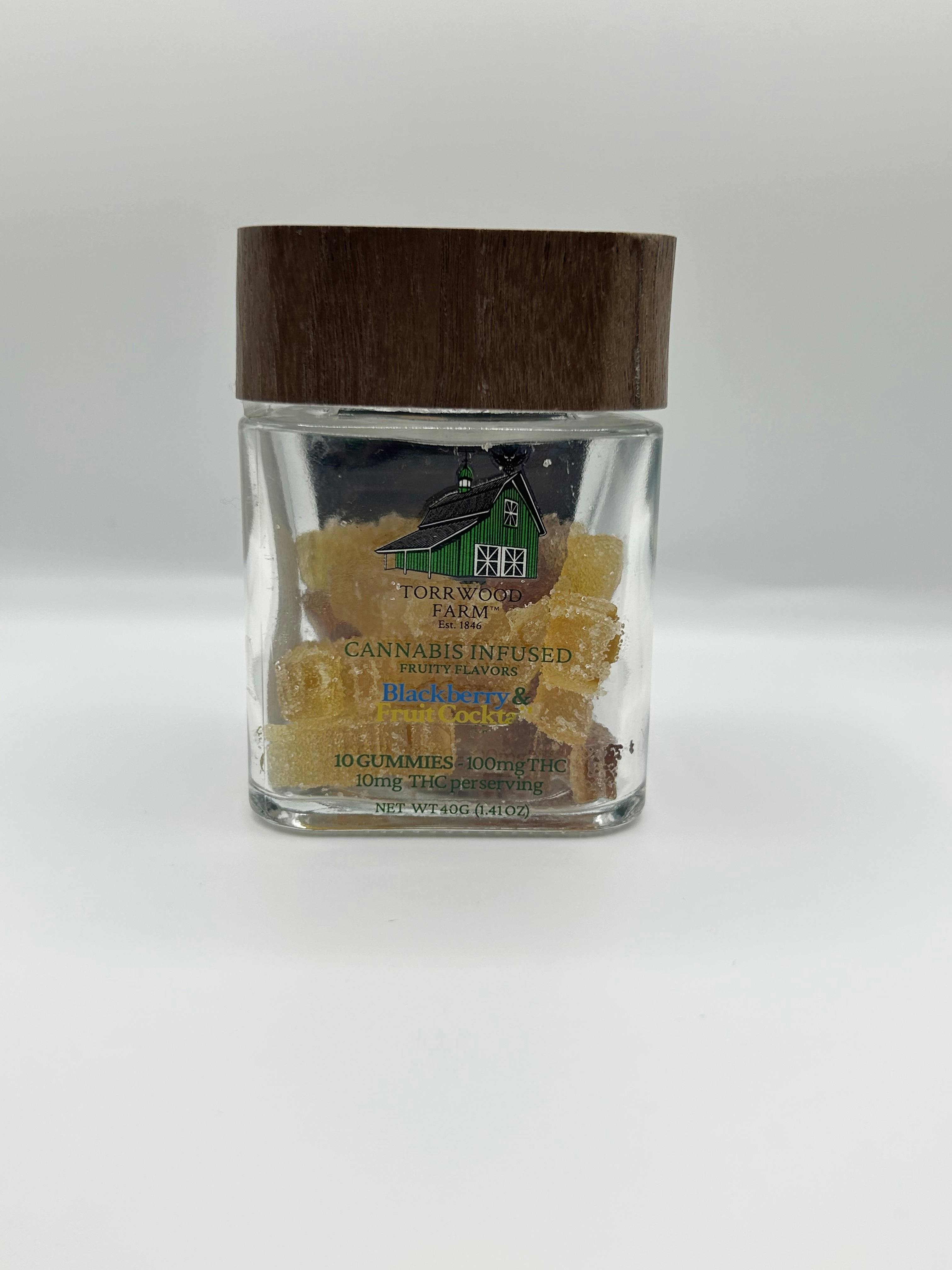 Photo of Torrwood Farm – Blackberry & Fruit Cocktail Gummies 10pk 100mg THC
