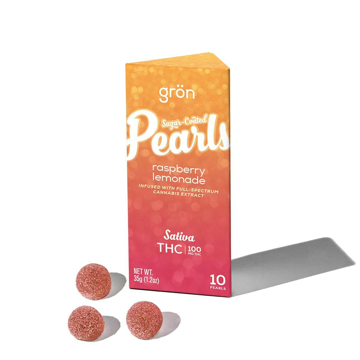 Gron Raspberry Lemonade Pearls 10pk 100mg