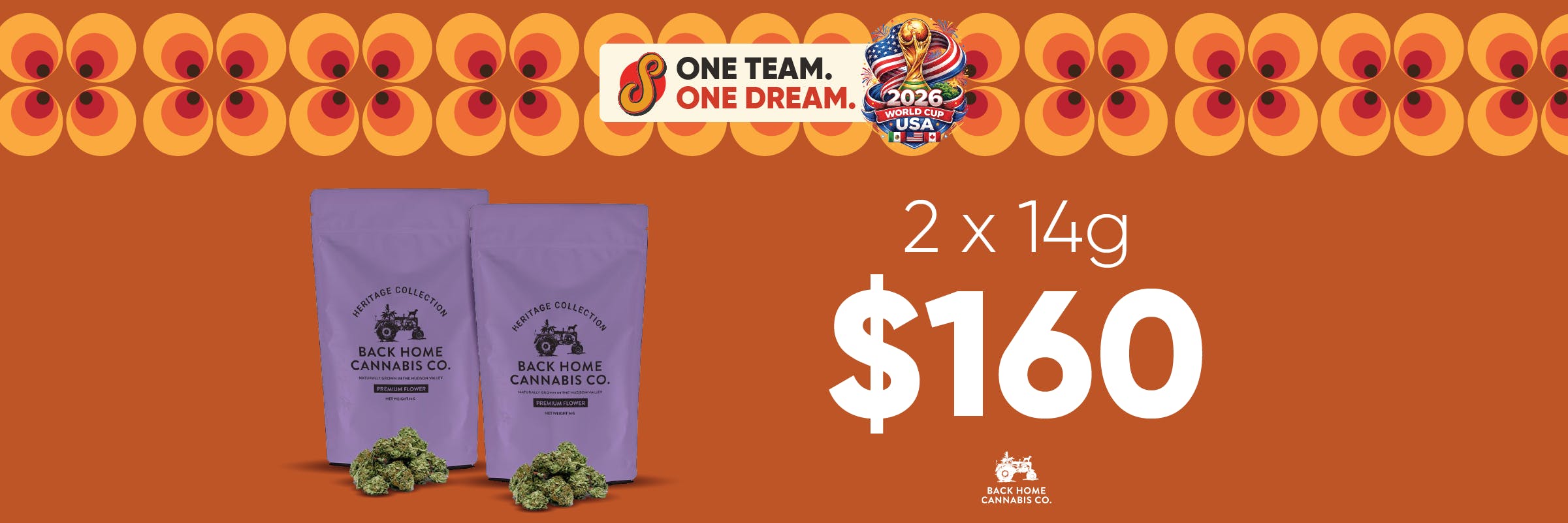 Back Home Cannabis 2 x 14grams Promotion Superfly Dispensary