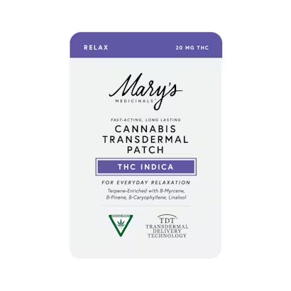 Product: Mary's Medicinals | Transdermal Patch - Relax - 20mg