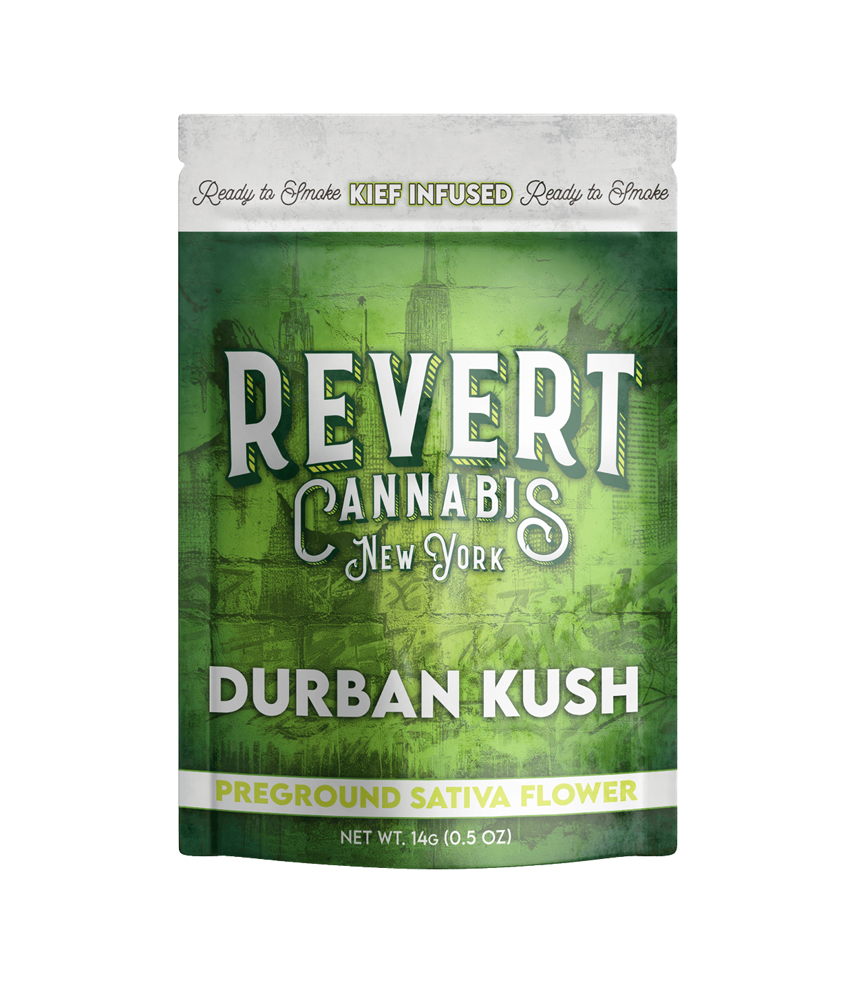 Revert Cannabis | Durban Kush | Kief-Infused Ground Flower | 14g