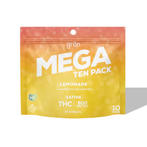 Gron | Lemonade Mega Pearl | 10pack | 550mg | Sativa-1