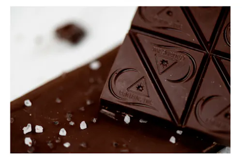 Dark Chocolate Sea Salt Bar (H) (100 MG) – Coast Cannabis-active