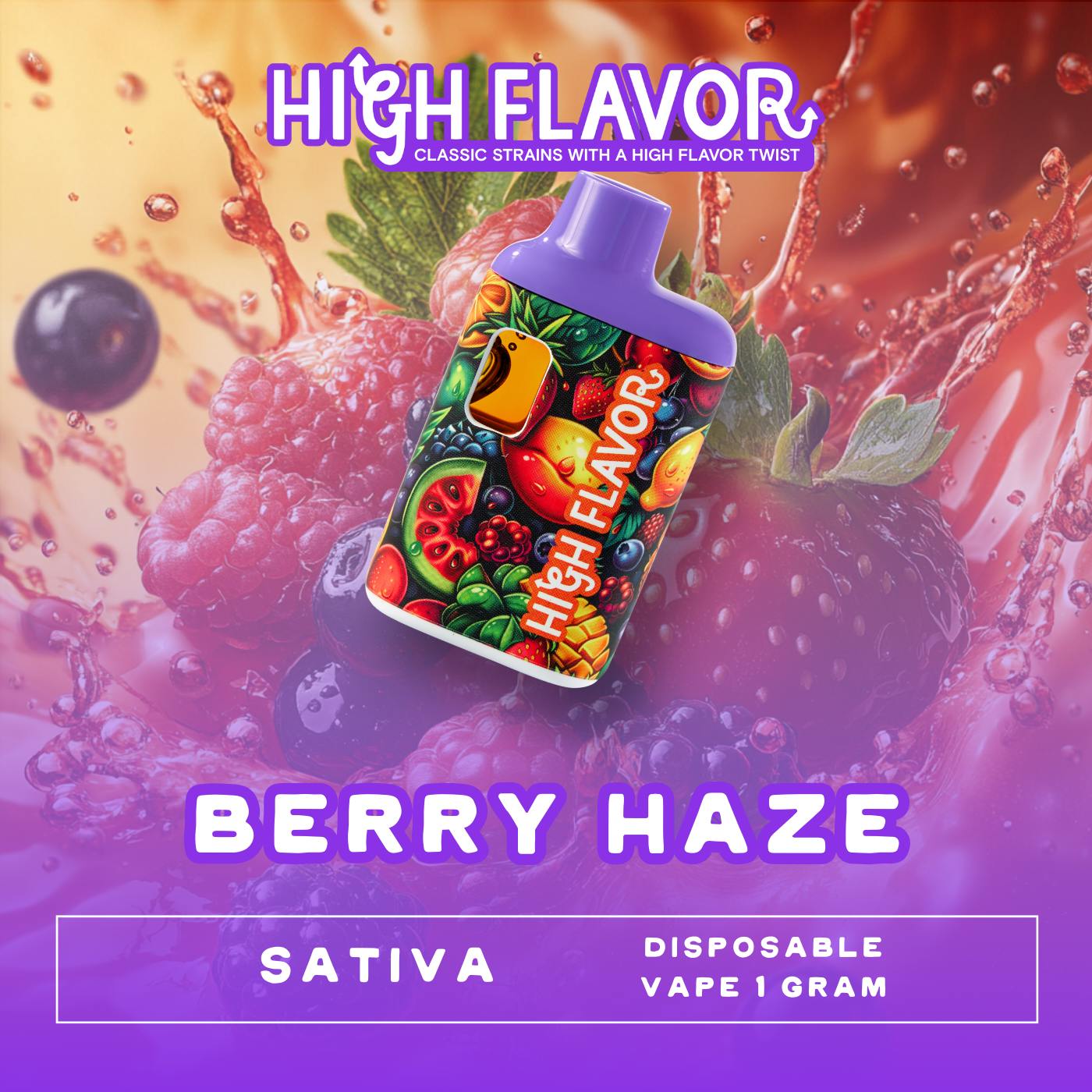 New!!! Berry Haze I Disposable Vape