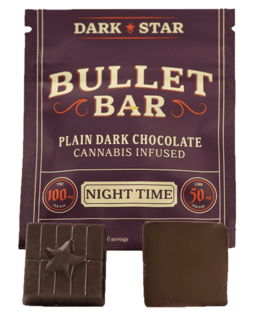 Product Bullet Bar | Dark Chocolate Nightitme (I) | 100mg THC: 50mg CBN | Dark Star