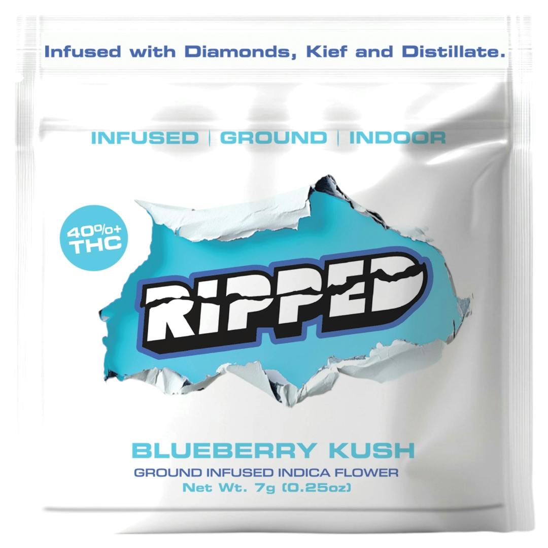 Ripped | Blueberry Kush | Infused Ready to Roll | 7g