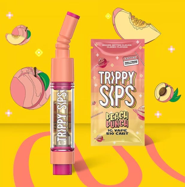 Trippy Sips Peach Punch | Cartridge - Simply Pure Trenton Cannabis  Dispensary in NJ