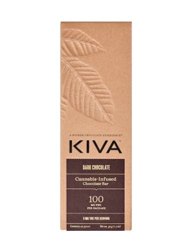 Kiva | Dark Chocolate Bar | 100mg