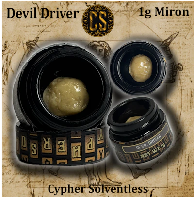 Apex - 1g Hash Rosin Cypher - Devil Driver - CONCENTRATES by Apex Concentrates at King of Budz