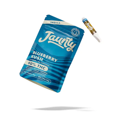 Jaunty - 1g Cart - Blueberry Kush - CARTRIDGES by Jaunty at King of Budz