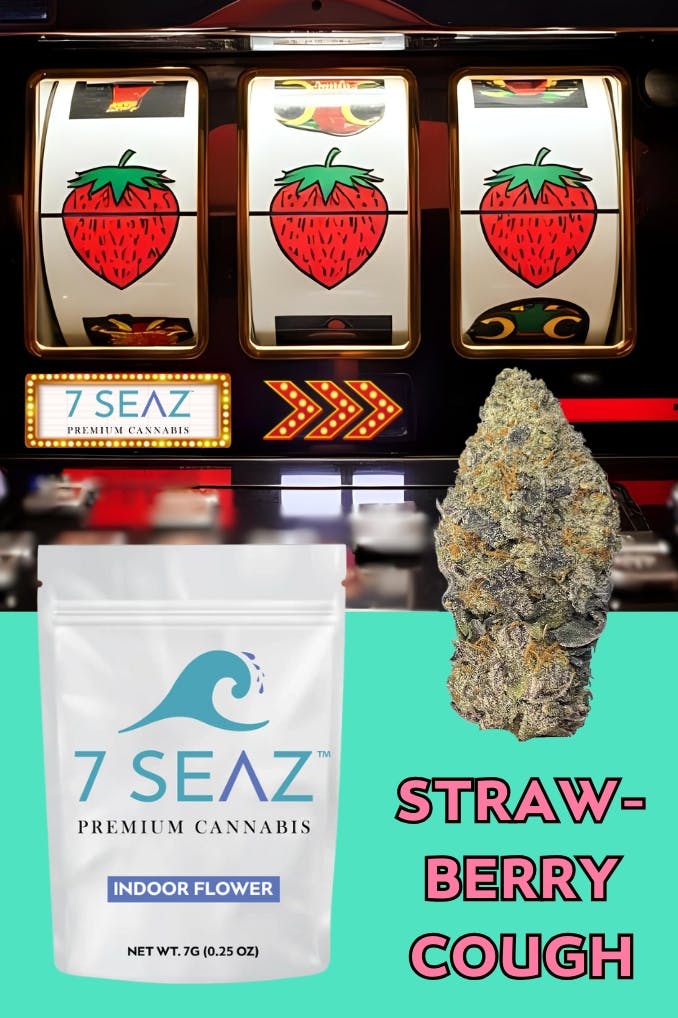 Strawberry Cough Flower | Hybrid | 7 Seaz