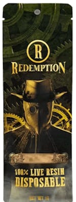 Redemption Live Resin Disposables 2/$40