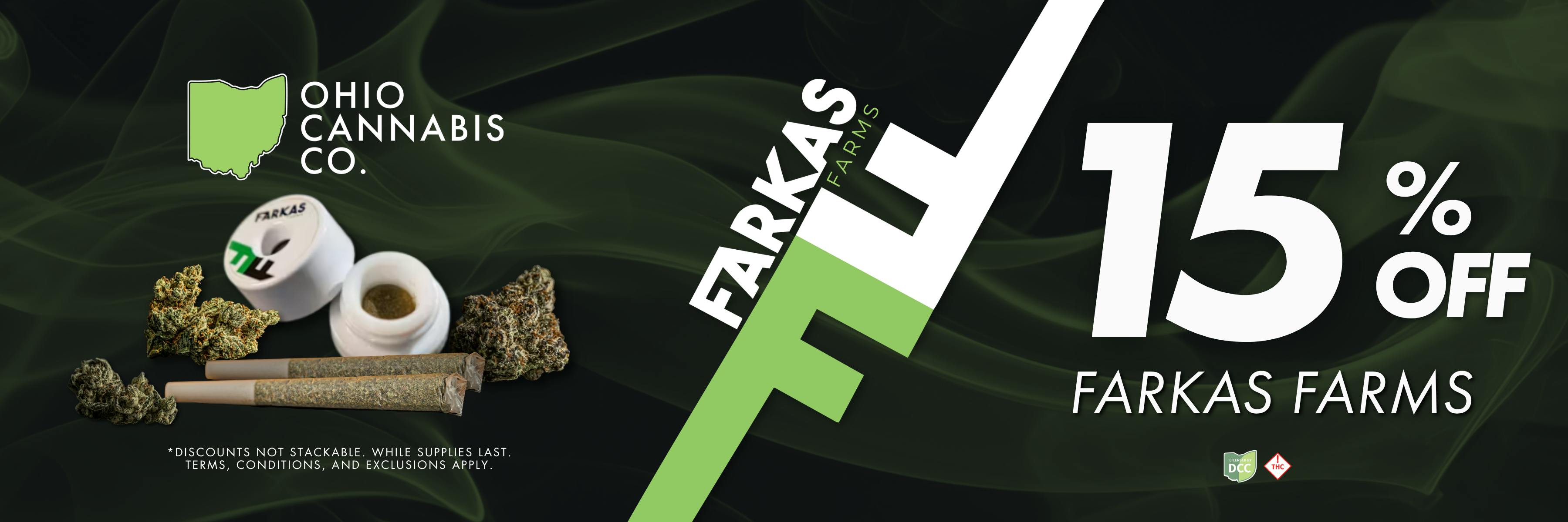 15% Off Farkas Farms. Discounts not stackable. While supplies last. Terms & Conditions and Exclusions apply. 