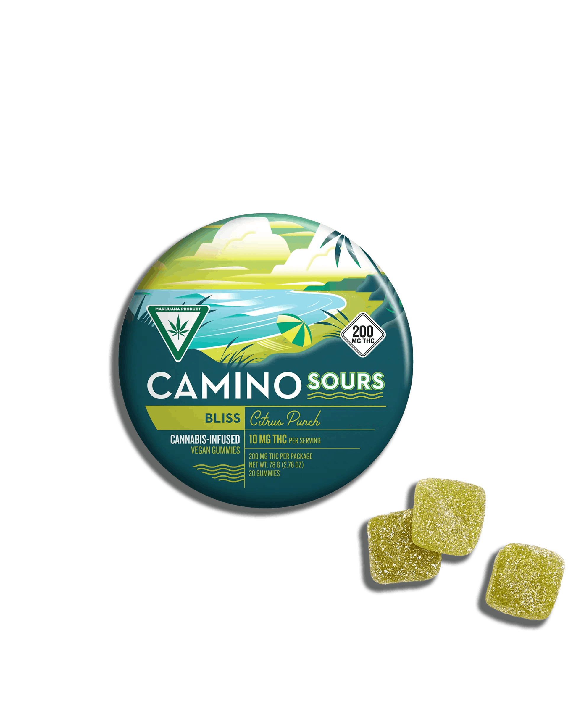 Camino - 200mg Gummies - Sour Citrus Punch