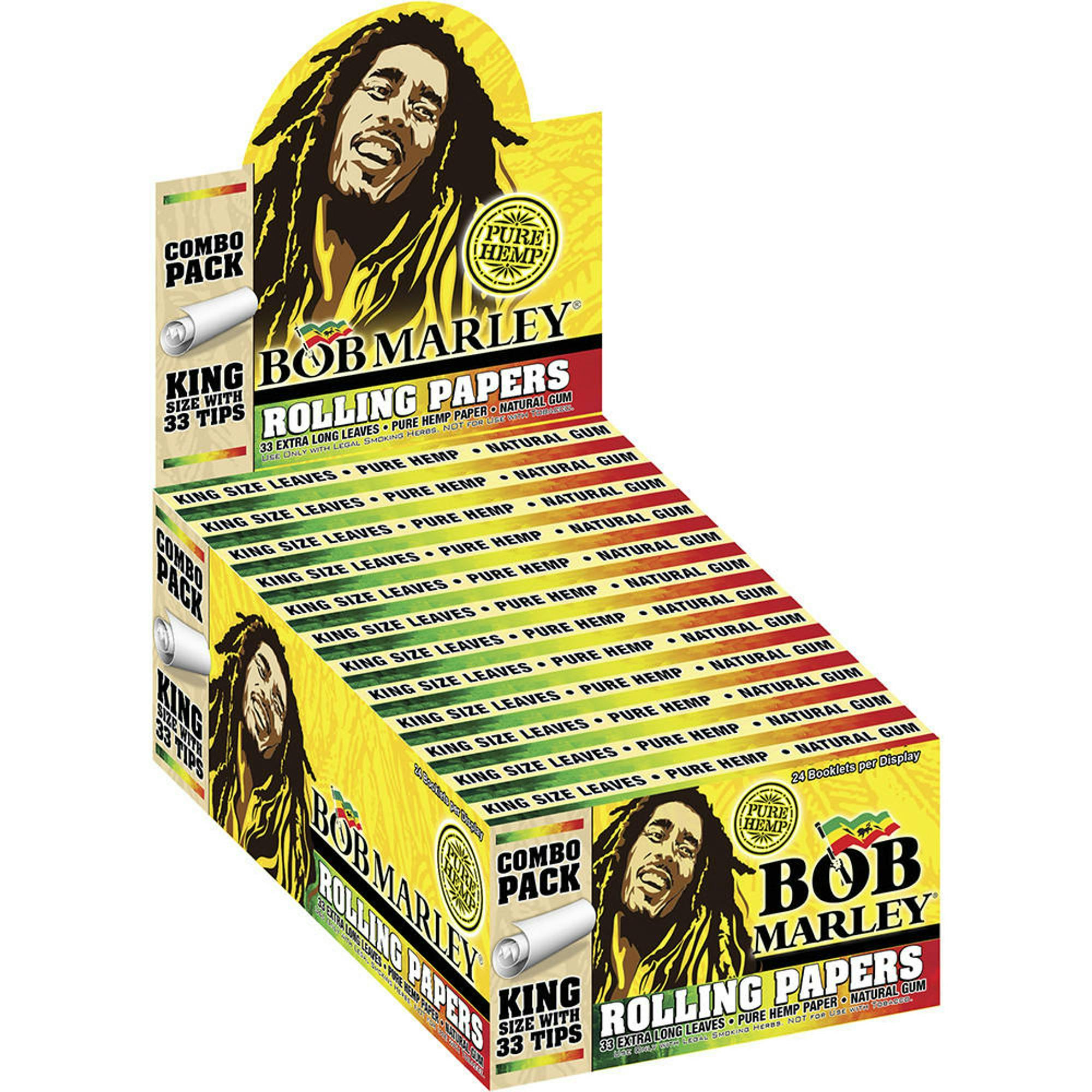 Product King Size | 33 Booklets | BOB MARLEY