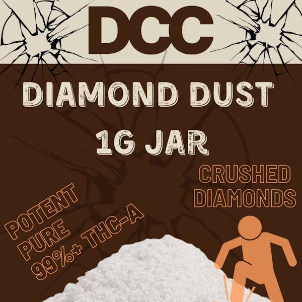 Diamond Dust (H) - 1g THCA Isolate - DCC