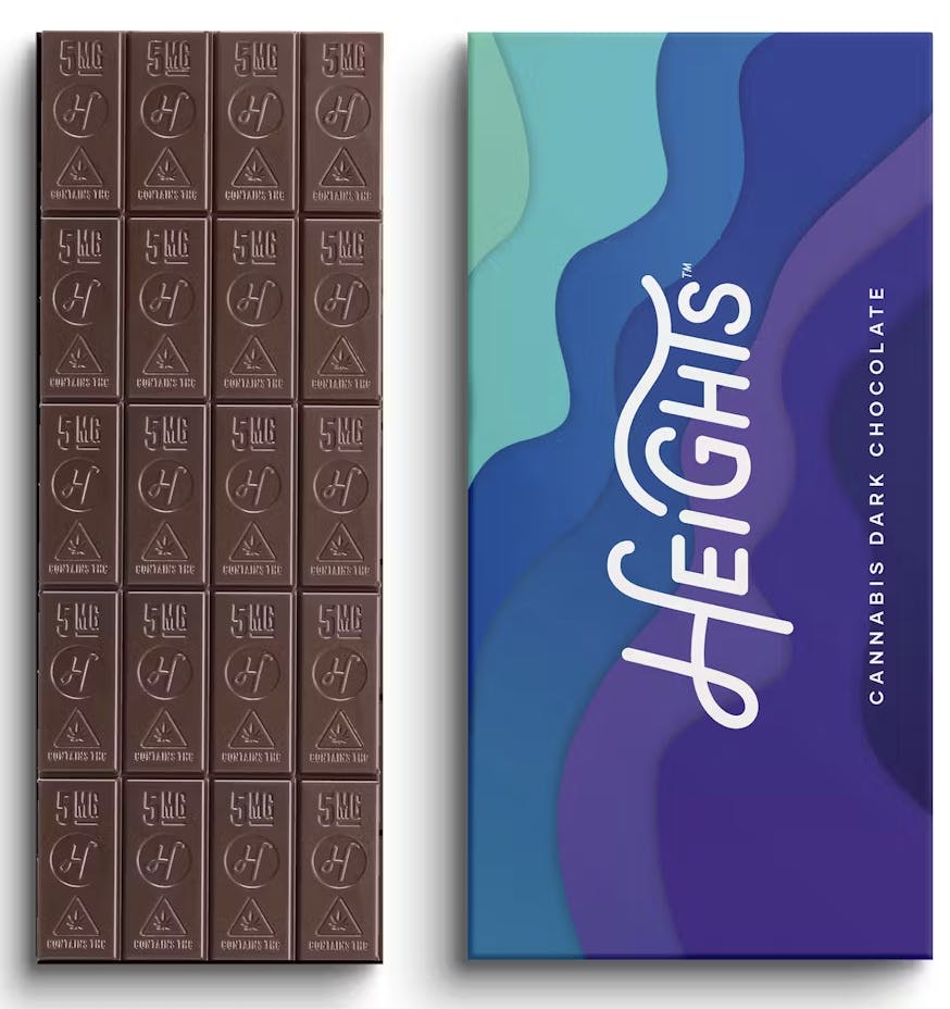 Product Heights - Indica Dark Chocolate Bar