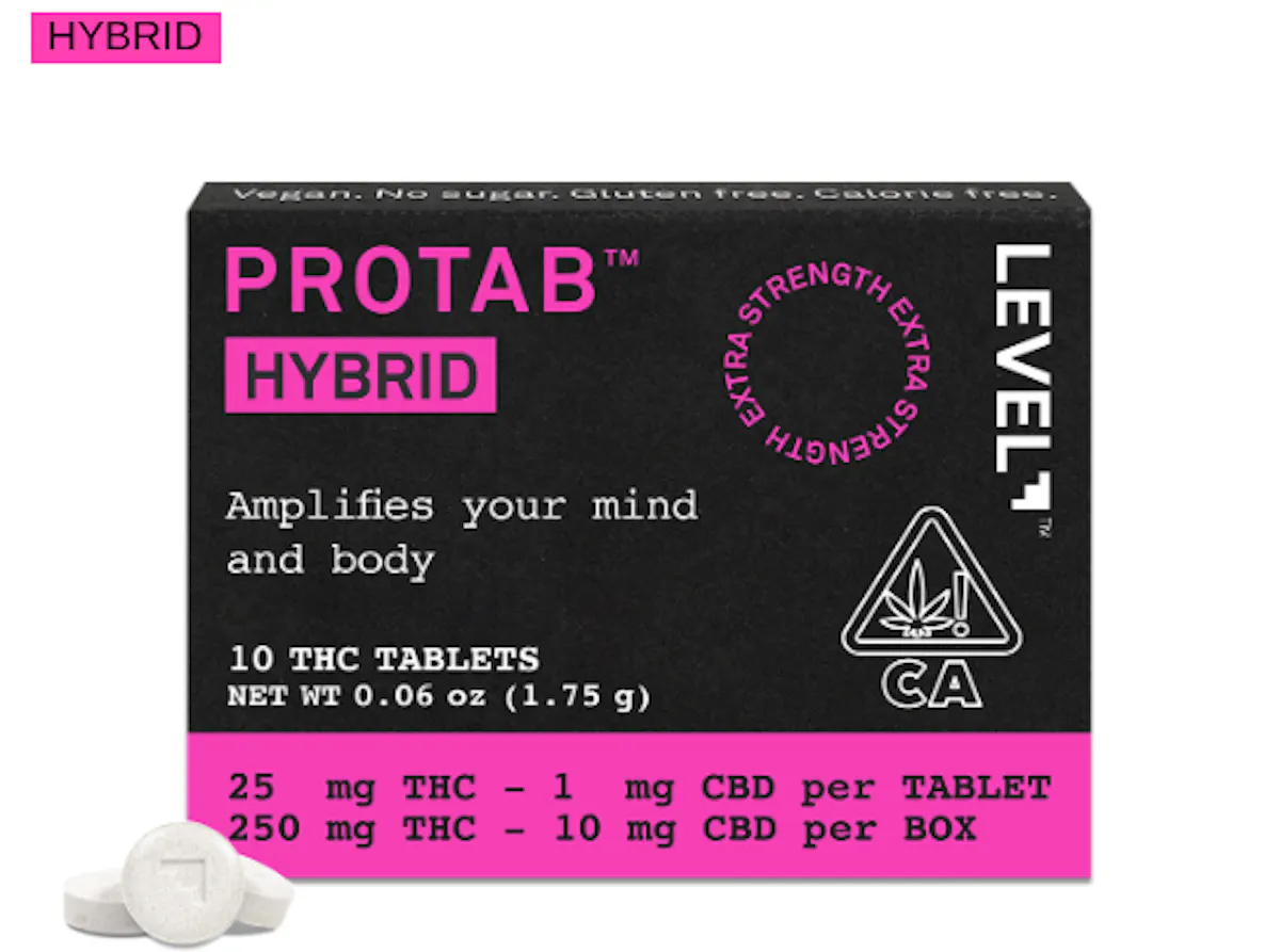 Level Protab Hybrid Tablet 100mg 10pk .1g Edibles | LEVEL