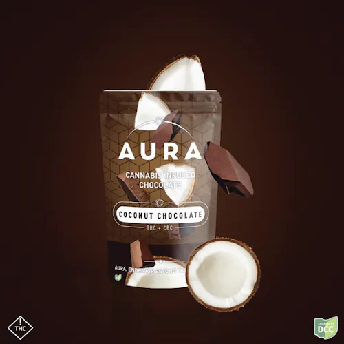 Aura | Coconut Chocolate +CBG 10pk | 110mg-active