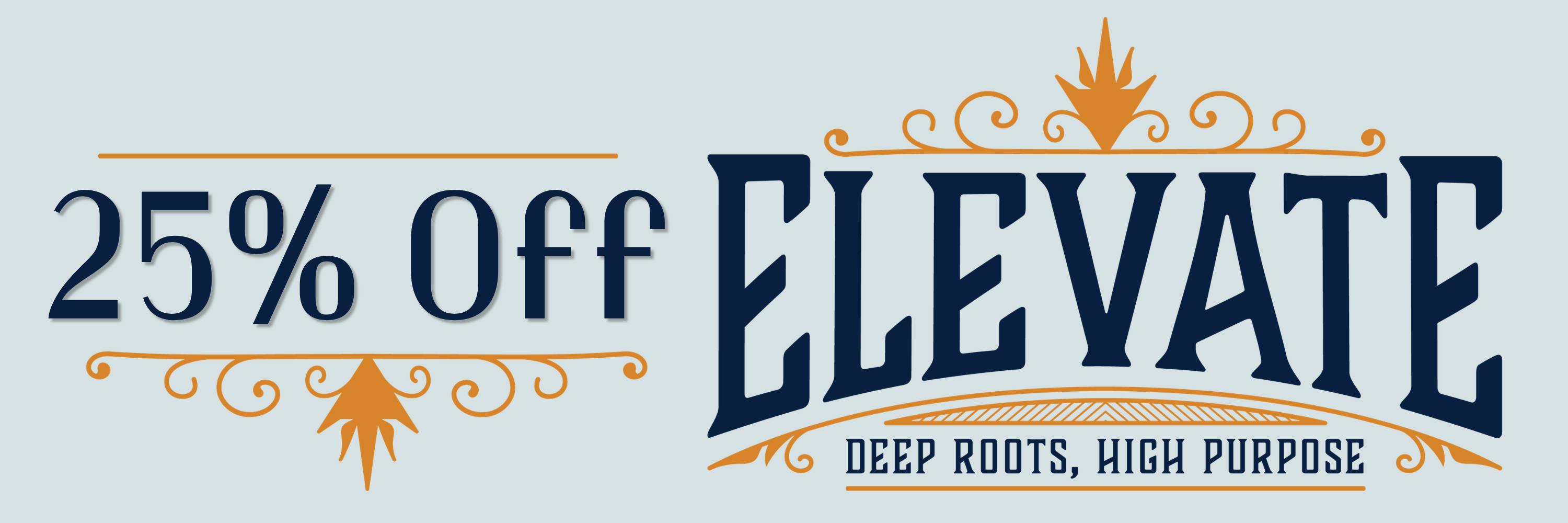 twenty five percent off elevate