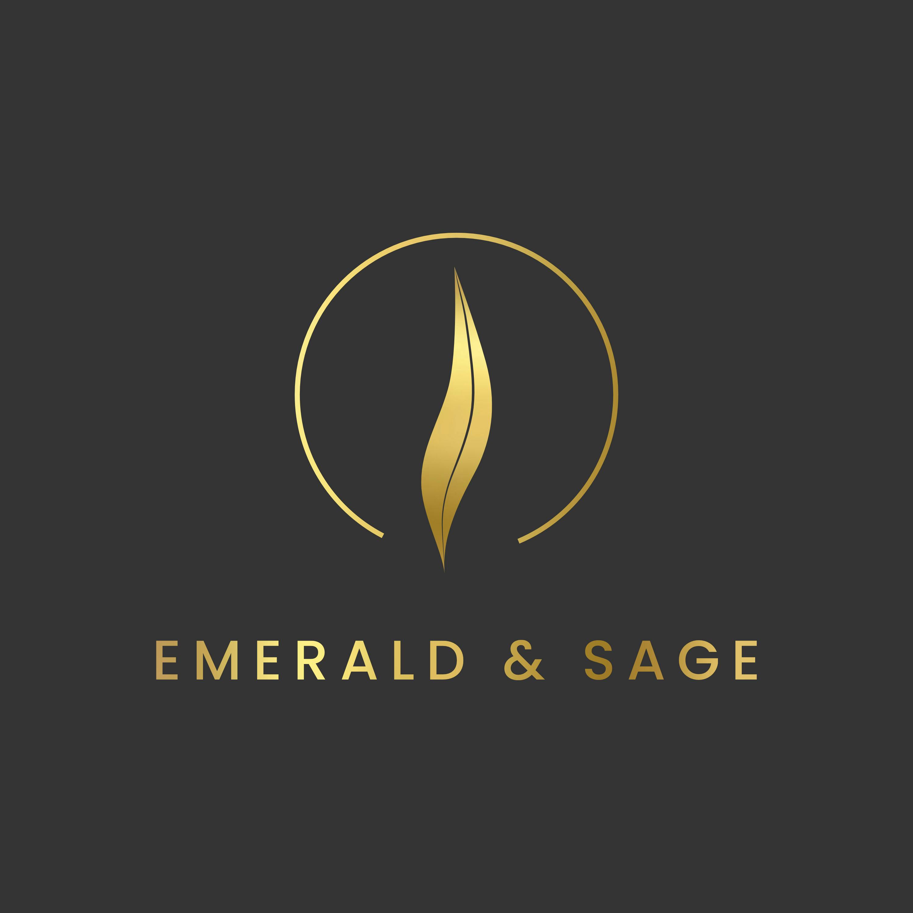 logo for Emerald and Sage