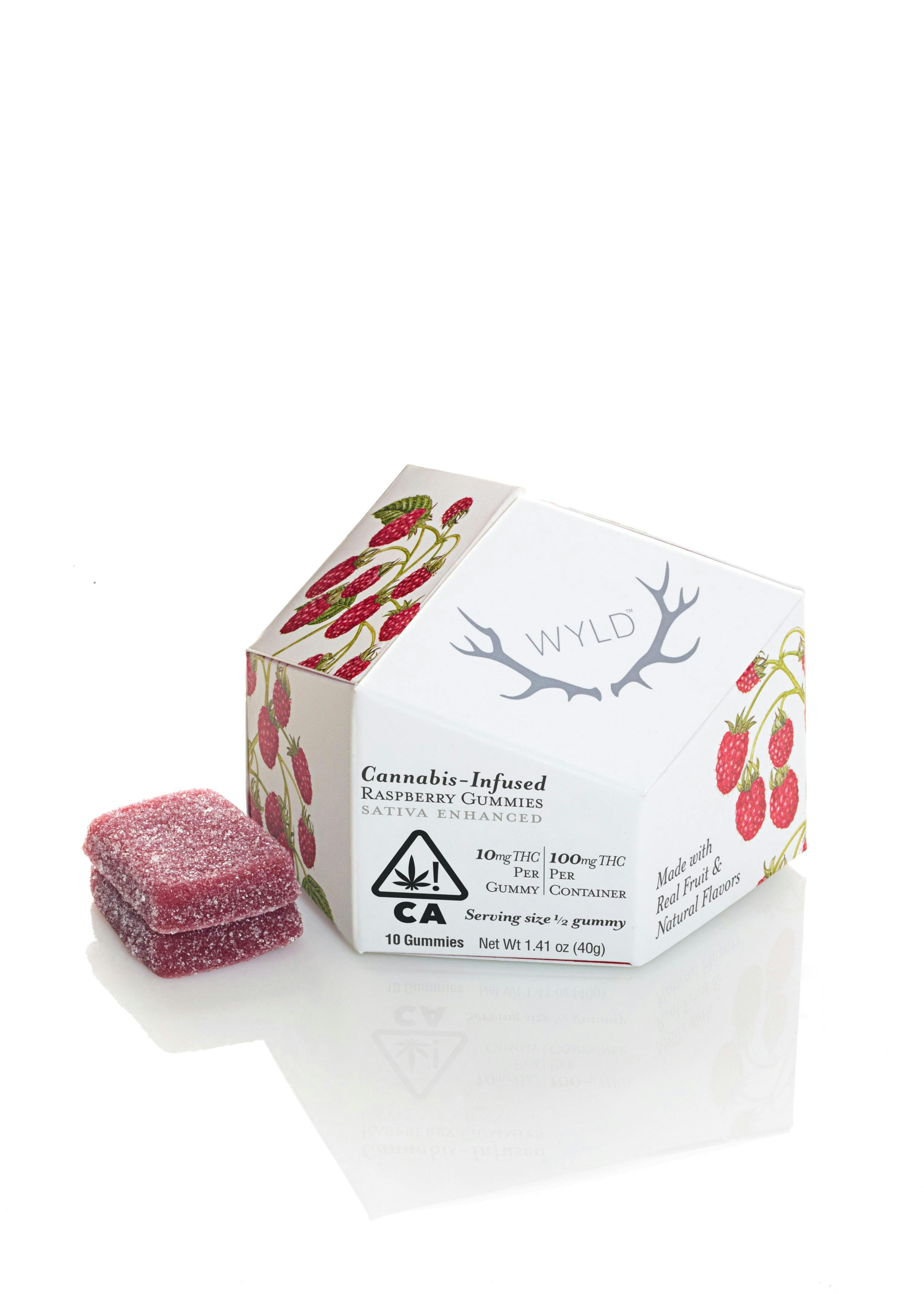 Photo of Raspberry Sativa Enhanced Gummies