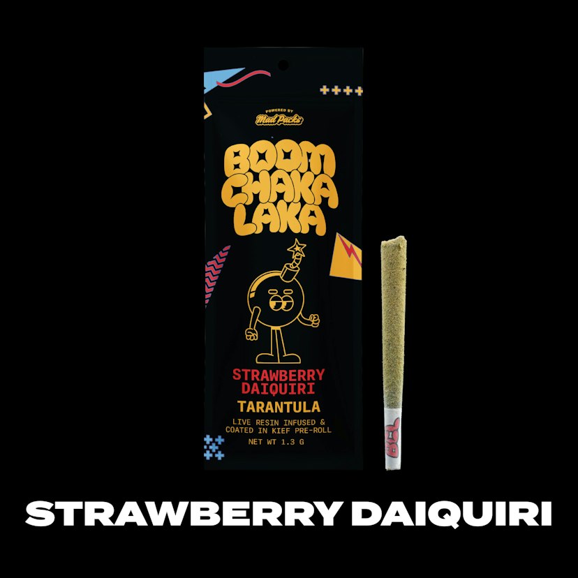 Boom Chaka Laka 1.3g Live Resin Tarantula Strawberry Daiquiri