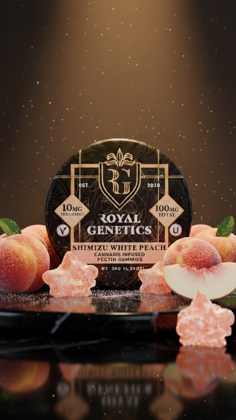 Shimizu White Peach Gummies 10-pack | 100mg