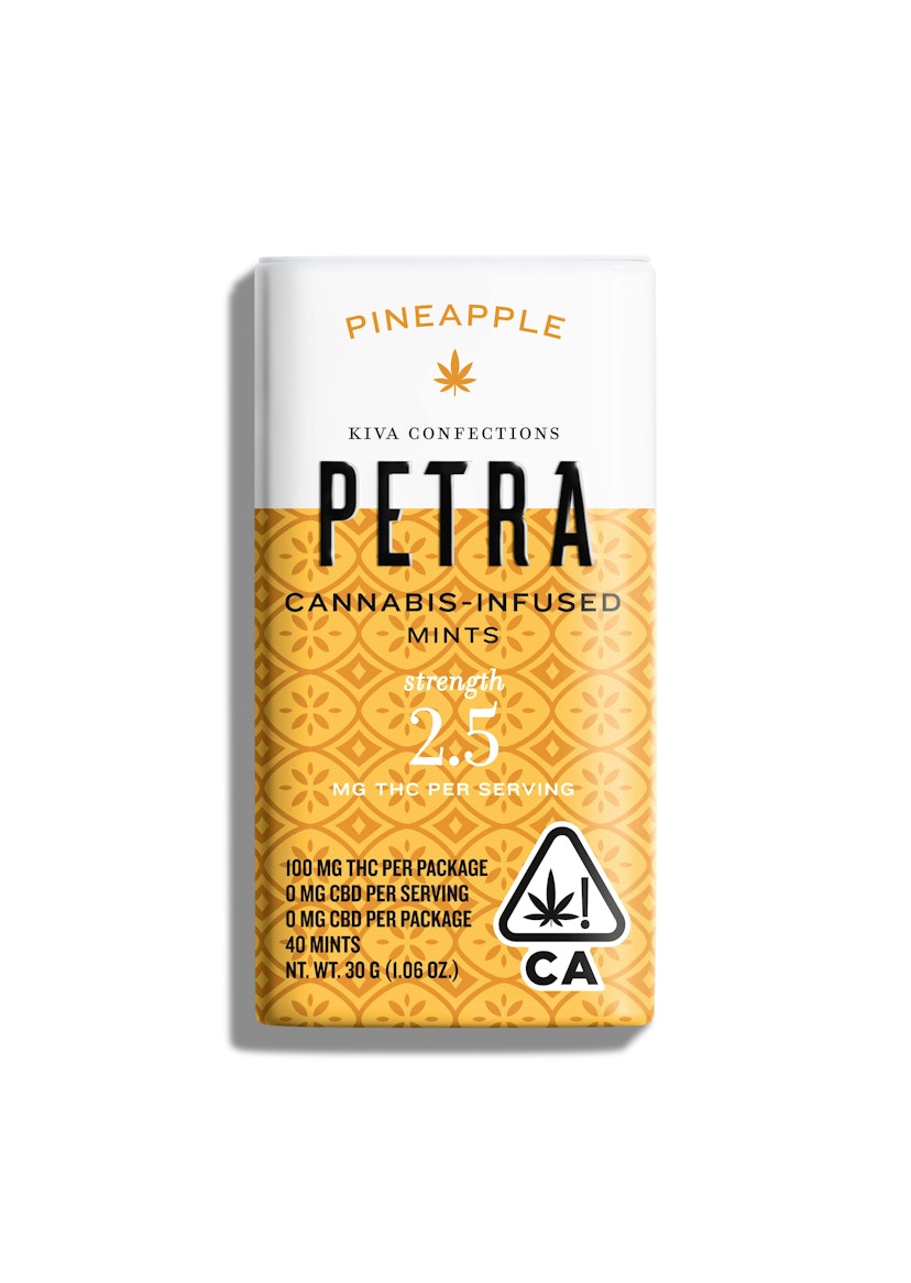 Petra - Pineapple 100mg Mints