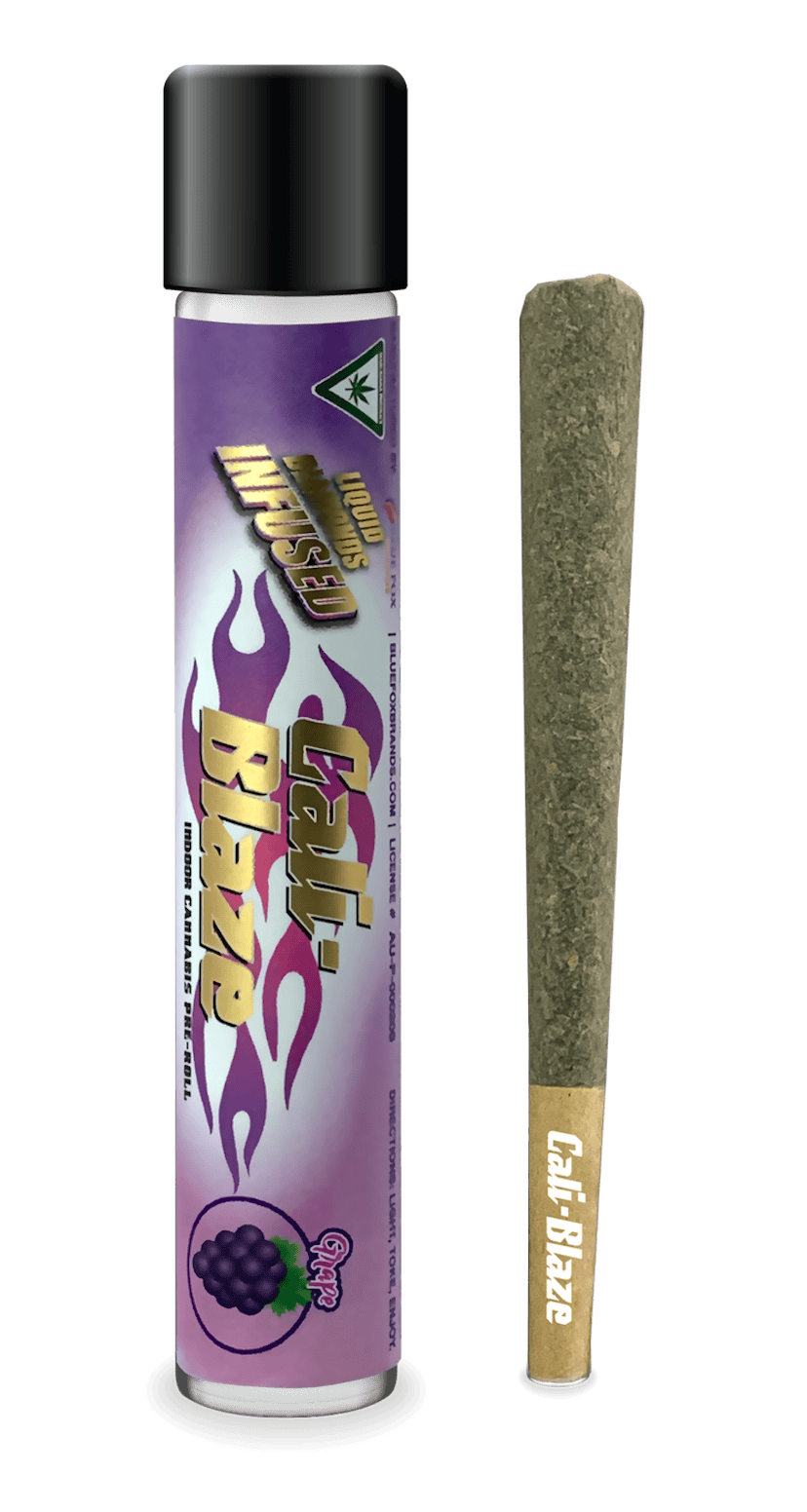 Cali Blaze Infused Preroll | Grape