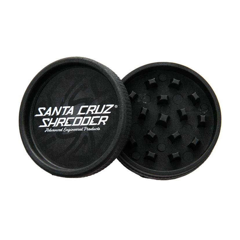 Santa Cruz Shredder - Medium Black Hemp Grinder