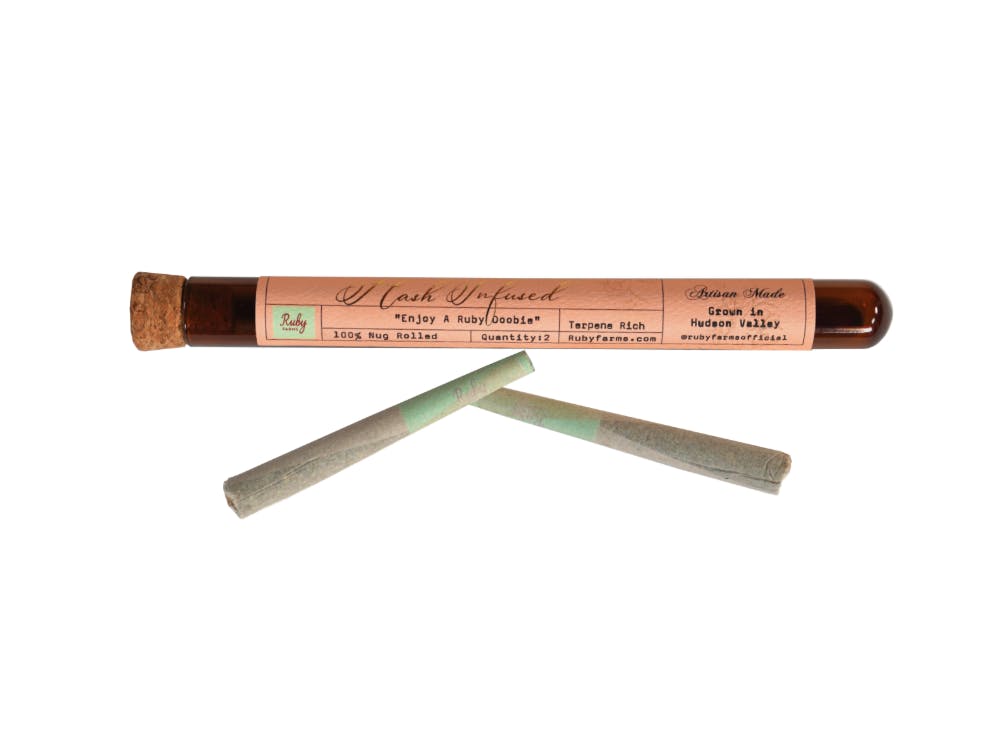 Ruby Farms Blueberry DJ Cut 2pk 1g Hash Infused Doobies