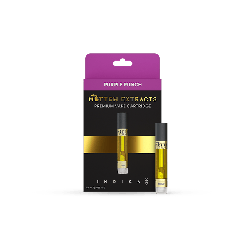 Mitten Extracts Cartridge | Purple Punch (Indica)