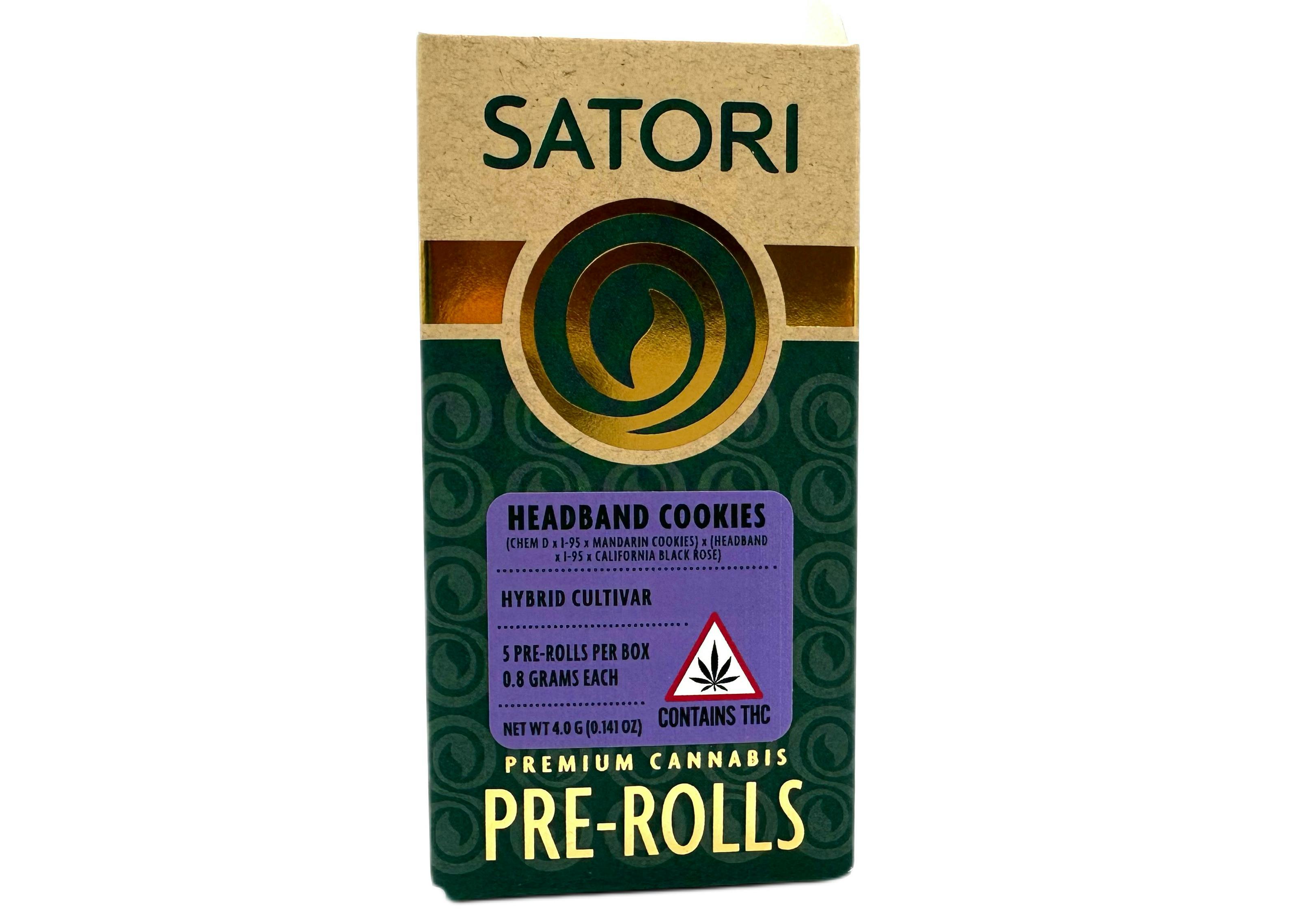 image of Headband Cookies | 0.8g Preroll 5-Pack