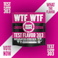 DOPE ROPE WTF | Test Flavor 303 | 200MG | LIMITED EDITION - product image at King of Budz