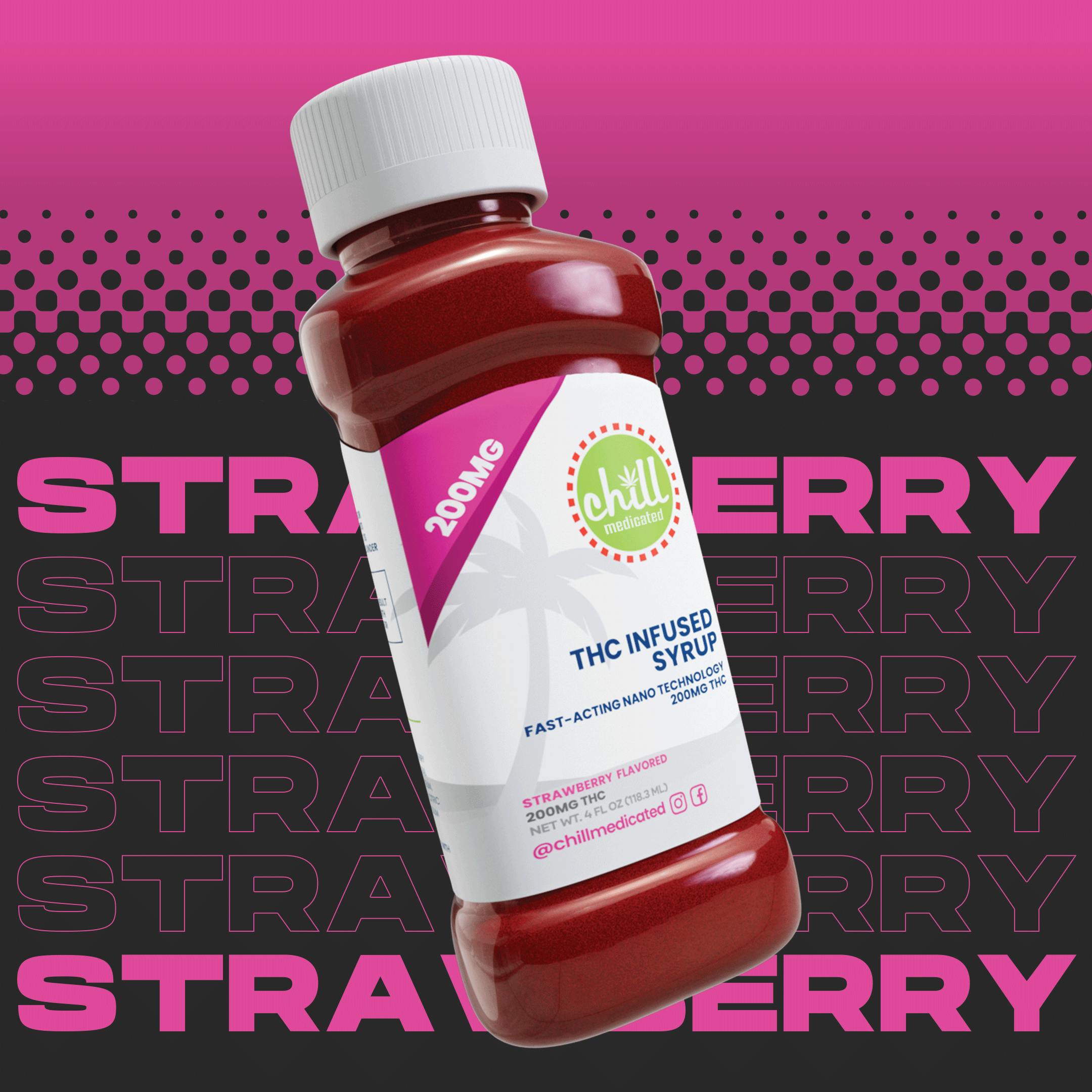 Product: Chill Medicated | Syrup - Strawberry - 200mg