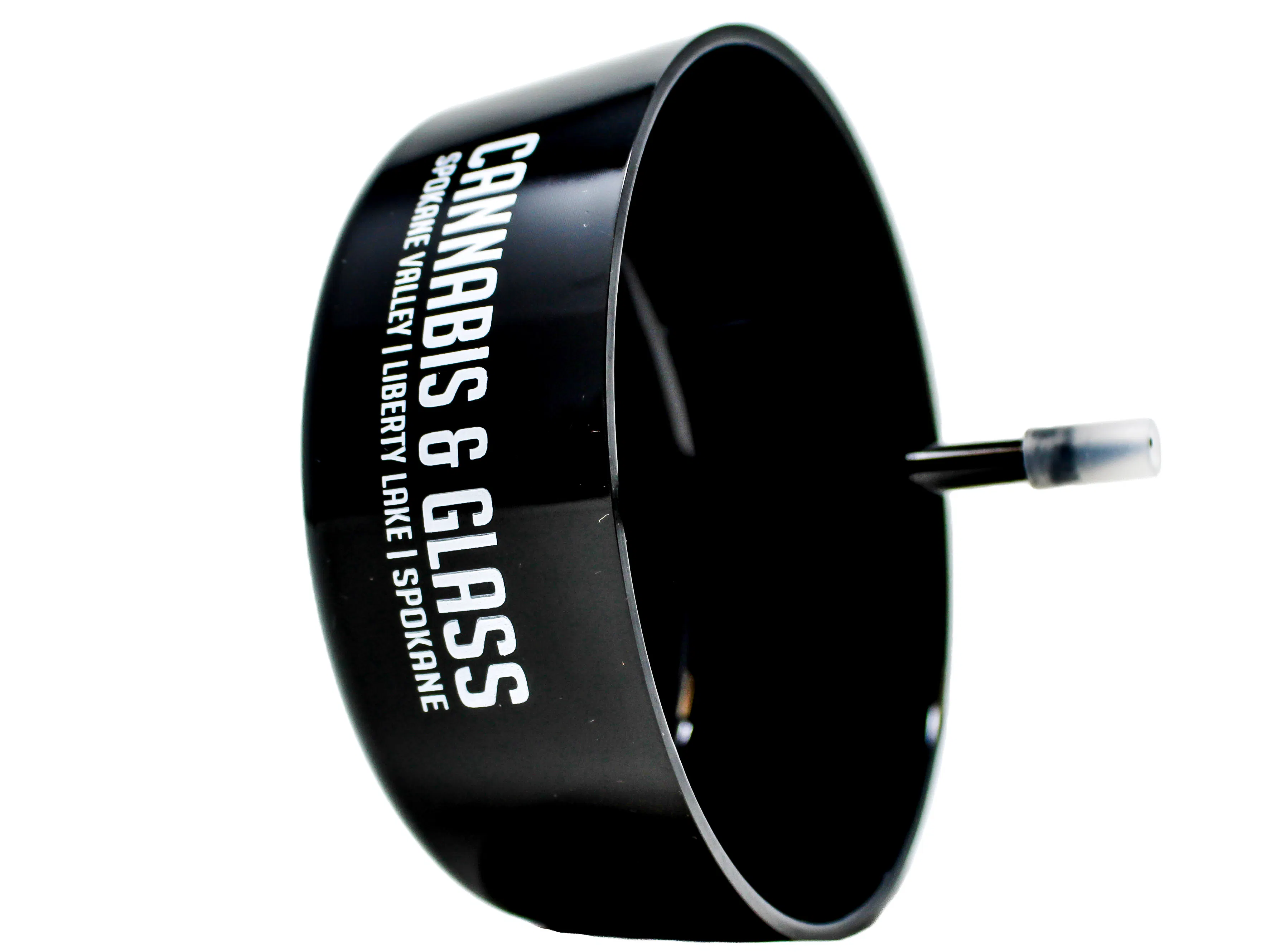 Debowler Branded Ashtray Black 89987782 | Cannabis and Glass