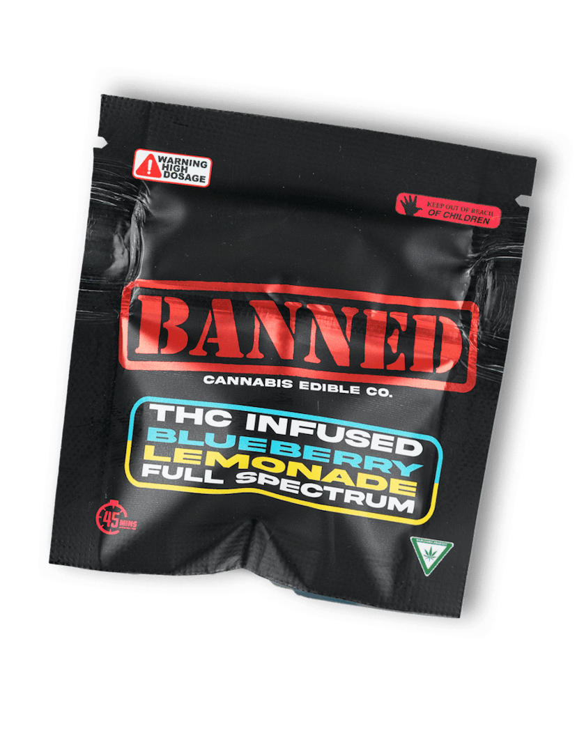 Banned: Singles - Blueberry Lemonade 200mg Gummy