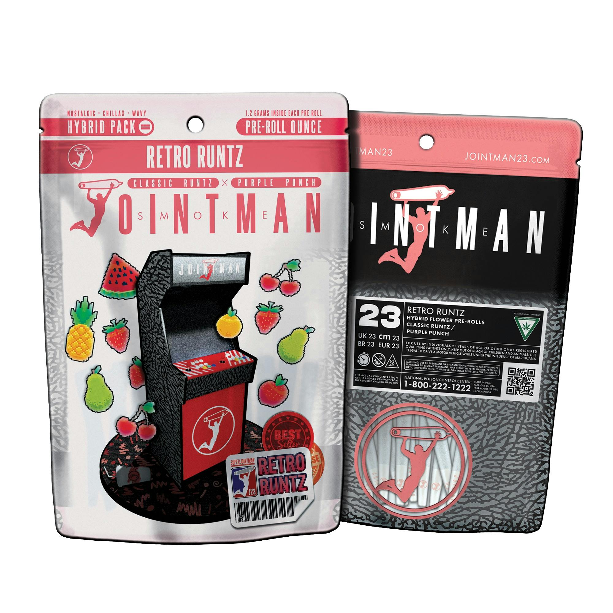 Jointman - 23-Pack 1.2g Prerolls - Retro Runtz